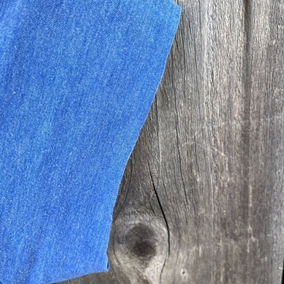 Women's Space Needle T-Shirt Blue Logo Solid L Crew Seattle Cut Sleeve Tourism - Picture 5 of 11